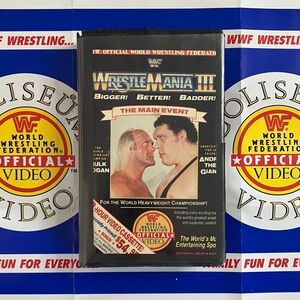 WrestleMania 3 VHS Tape